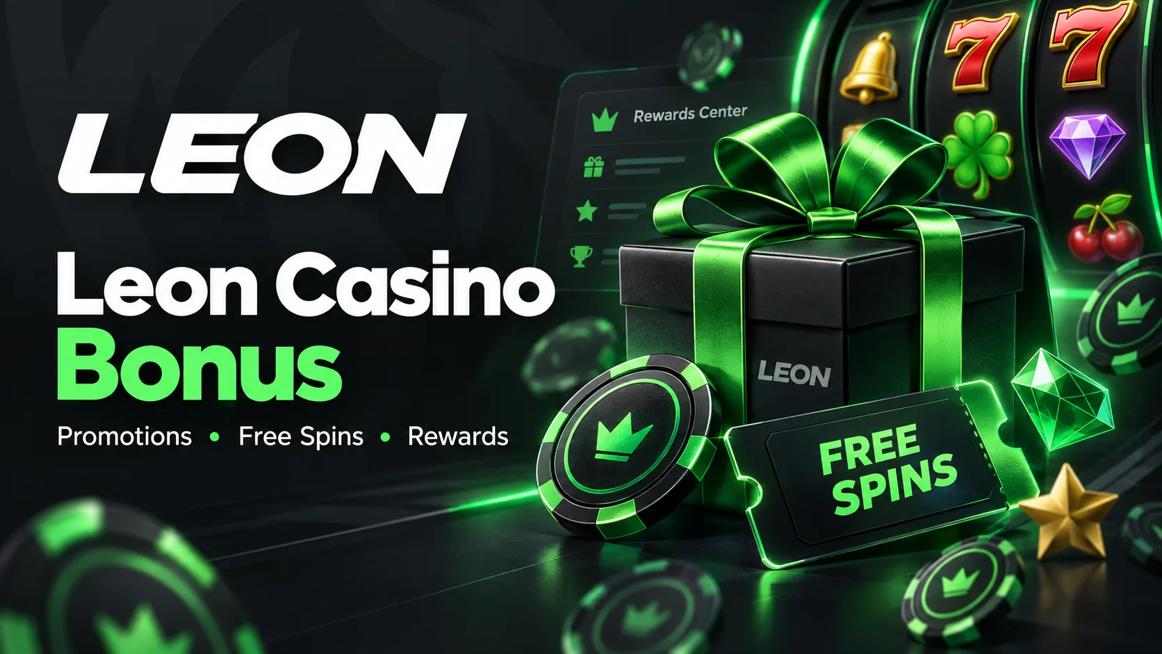 Cadeau promotionnel Leon Casino avec free spins et récompenses